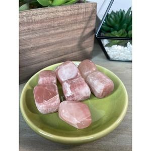 Rose Calcite Intuitively Chosen Tumbled Stone Crystal